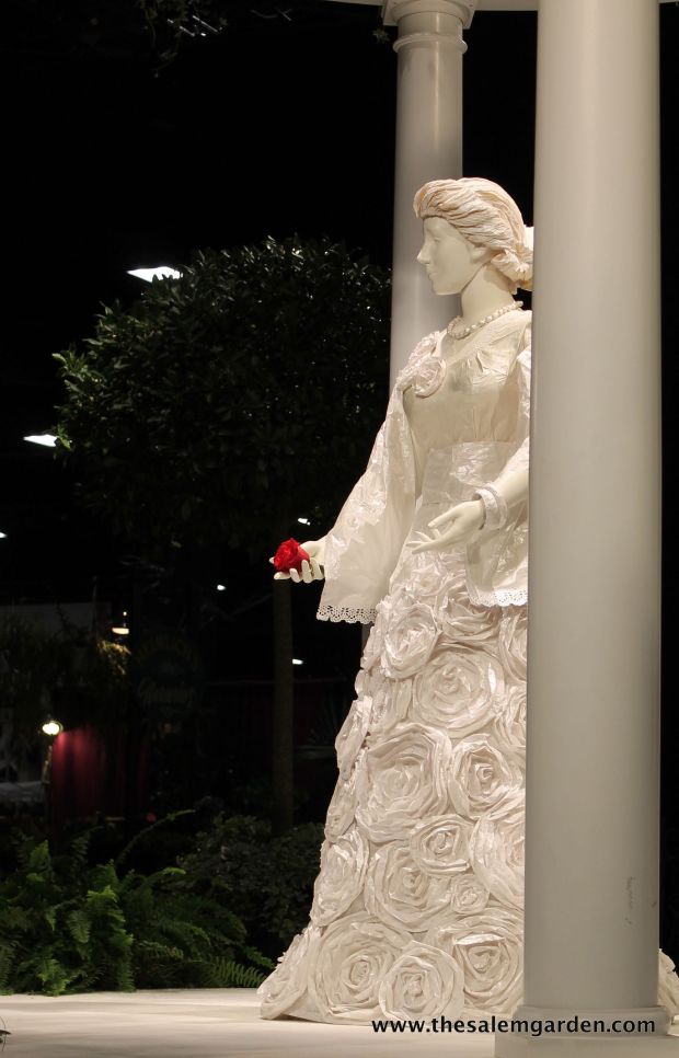 The beautiful paper bride