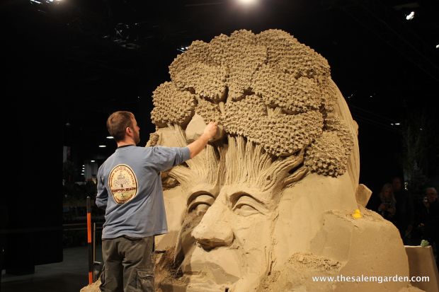 ...was still being created. Love the head of broccoli!